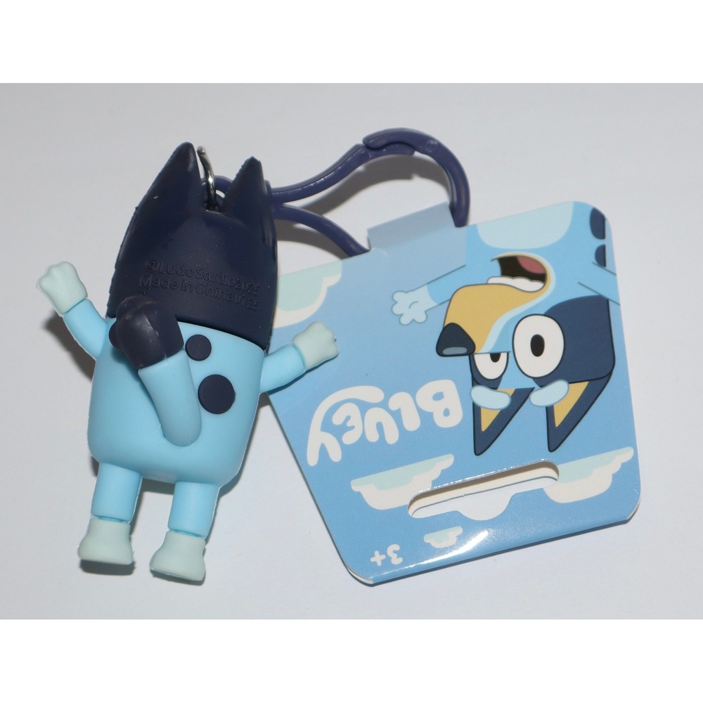 Bluey Bingo Plush Clip On Coin Purse & Straw Topper Set 4pc NWT - Picture 14 of 15